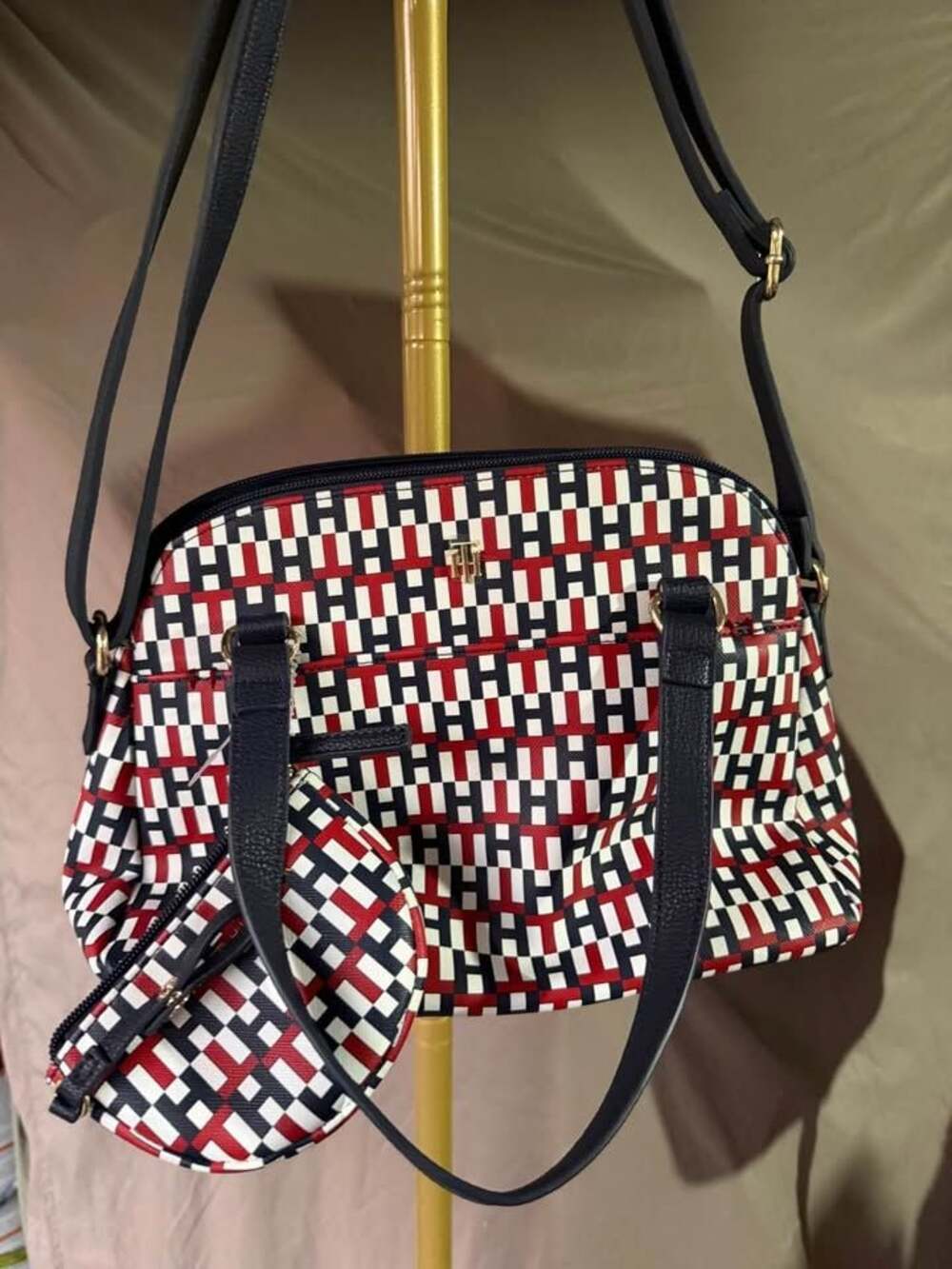 Tommy Hilfiger Satchel Bag with Coin Purse